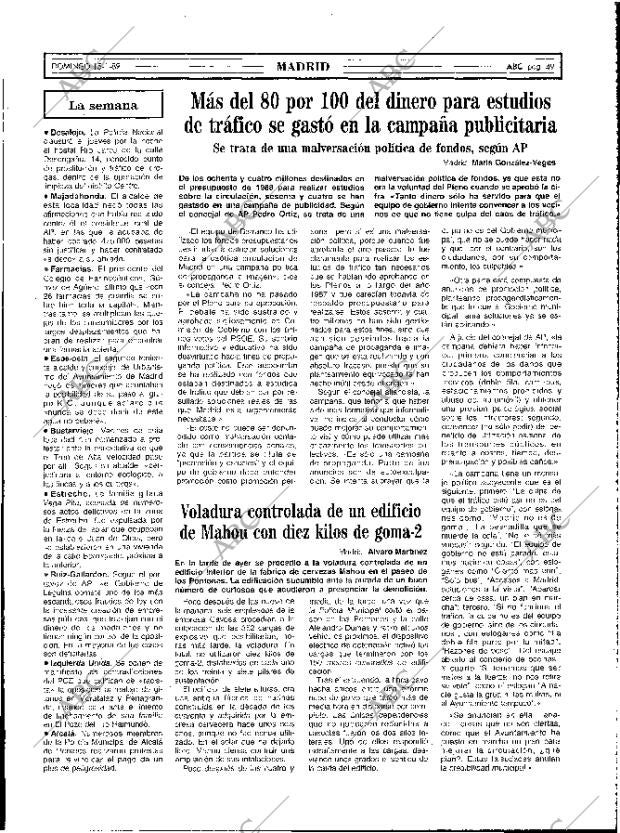 ABC MADRID 15-01-1989 página 49