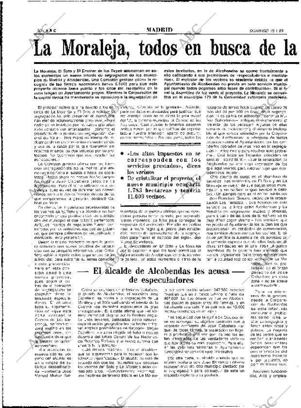 ABC MADRID 15-01-1989 página 50