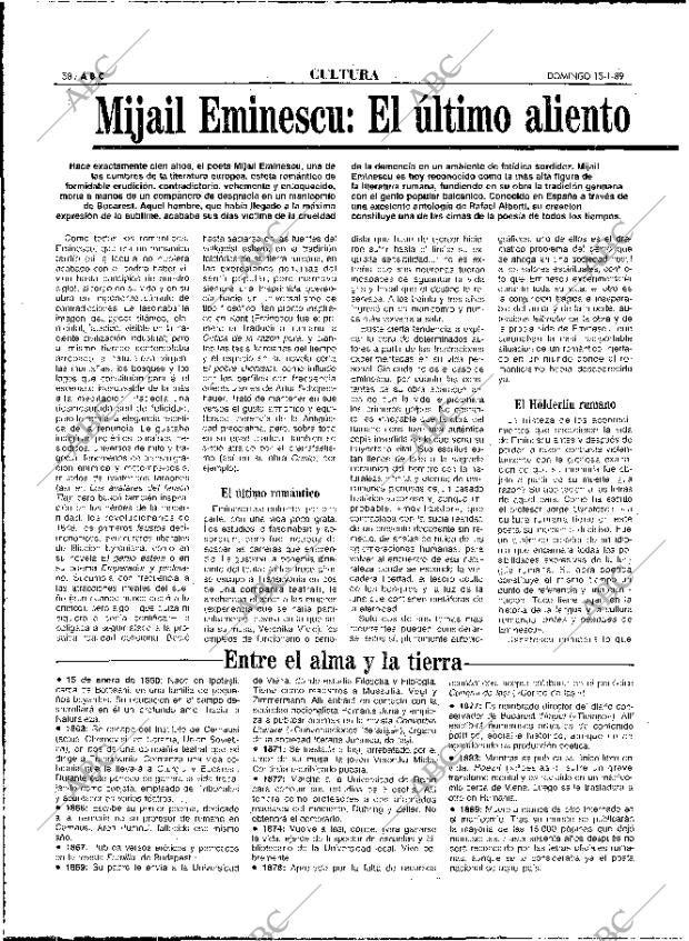 ABC MADRID 15-01-1989 página 58