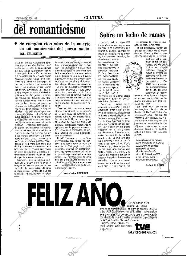 ABC MADRID 15-01-1989 página 59