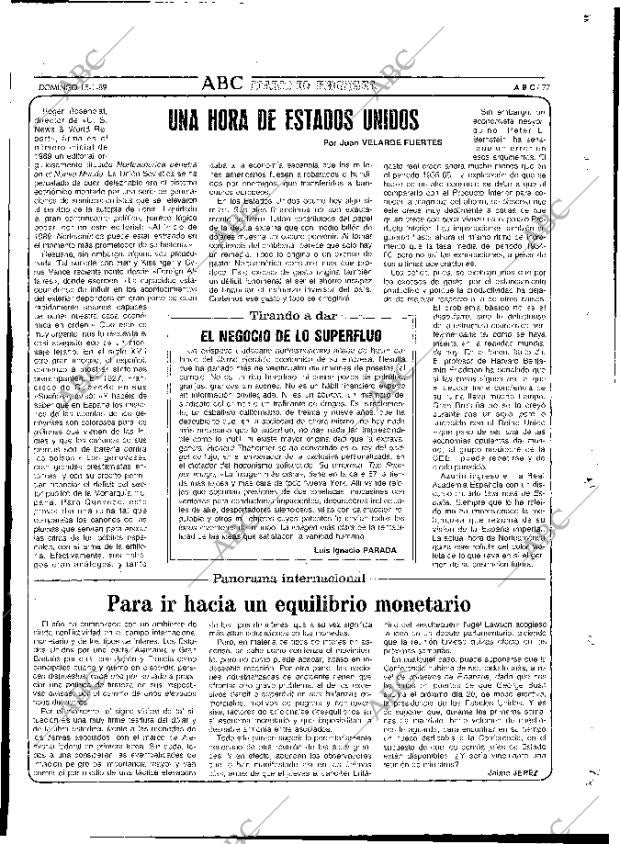 ABC MADRID 15-01-1989 página 77