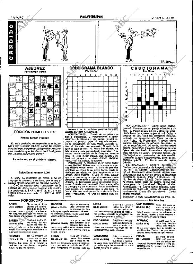 ABC SEVILLA 15-01-1989 página 116
