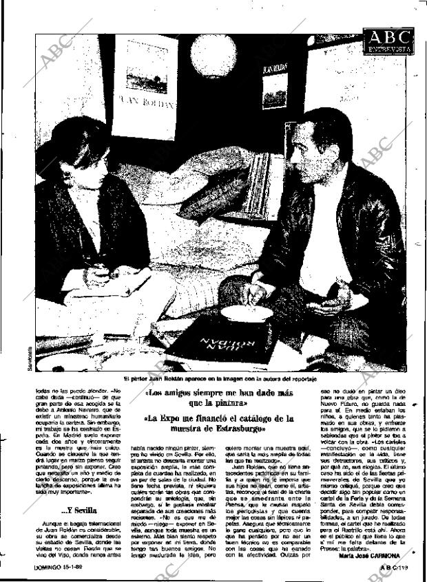 ABC SEVILLA 15-01-1989 página 119