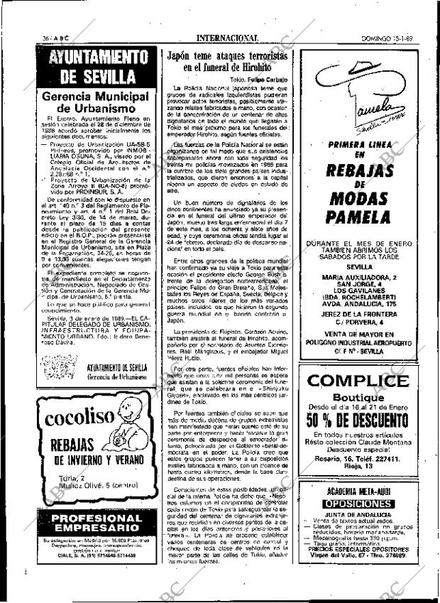 ABC SEVILLA 15-01-1989 página 36