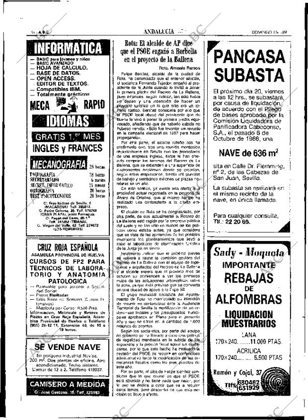 ABC SEVILLA 15-01-1989 página 44