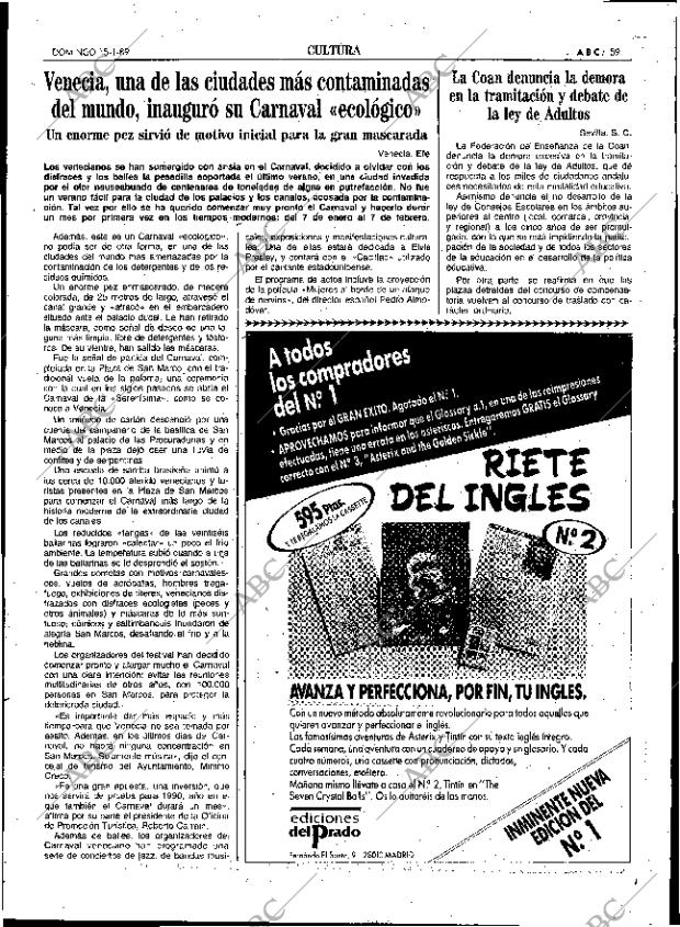 ABC SEVILLA 15-01-1989 página 59