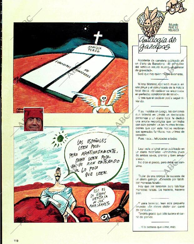 BLANCO Y NEGRO MADRID 15-01-1989 página 110