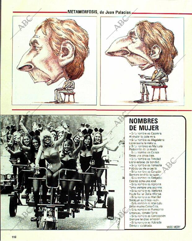 BLANCO Y NEGRO MADRID 15-01-1989 página 112