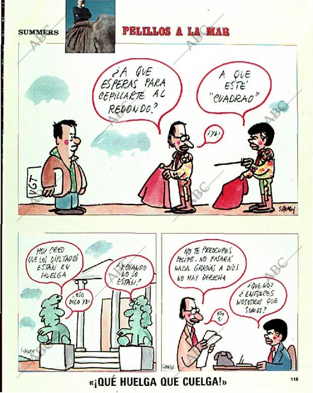 BLANCO Y NEGRO MADRID 15-01-1989 página 115