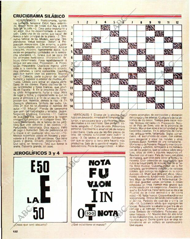 BLANCO Y NEGRO MADRID 15-01-1989 página 132