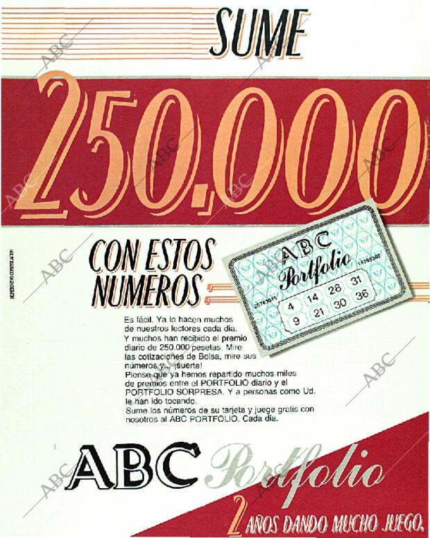 BLANCO Y NEGRO MADRID 15-01-1989 página 18