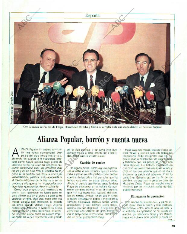 BLANCO Y NEGRO MADRID 15-01-1989 página 19