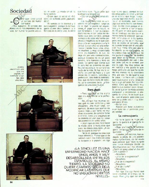 BLANCO Y NEGRO MADRID 15-01-1989 página 30