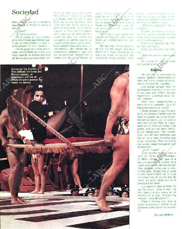 BLANCO Y NEGRO MADRID 15-01-1989 página 34