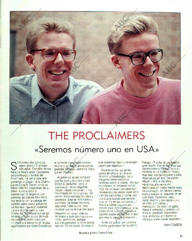 BLANCO Y NEGRO MADRID 15-01-1989 página 41