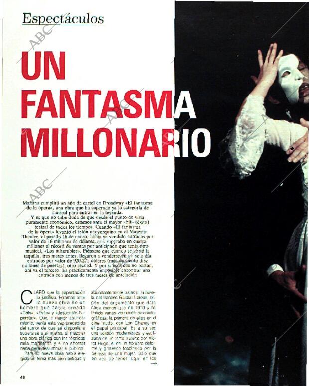 BLANCO Y NEGRO MADRID 15-01-1989 página 46