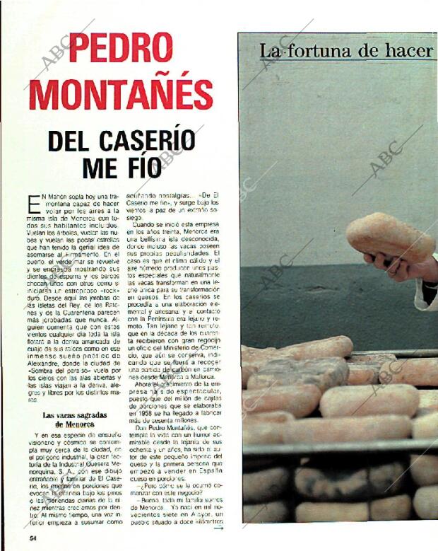 BLANCO Y NEGRO MADRID 15-01-1989 página 54