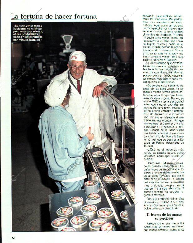 BLANCO Y NEGRO MADRID 15-01-1989 página 56