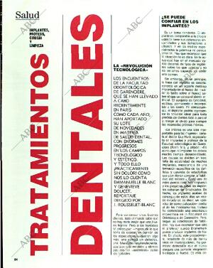 BLANCO Y NEGRO MADRID 15-01-1989 página 84