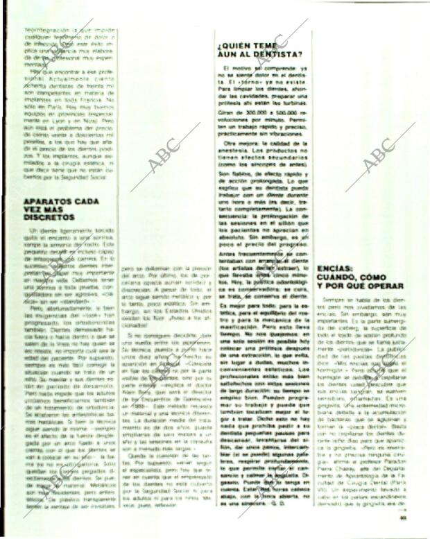 BLANCO Y NEGRO MADRID 15-01-1989 página 85