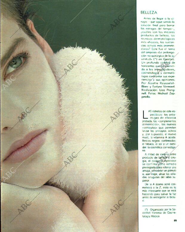 BLANCO Y NEGRO MADRID 15-01-1989 página 89