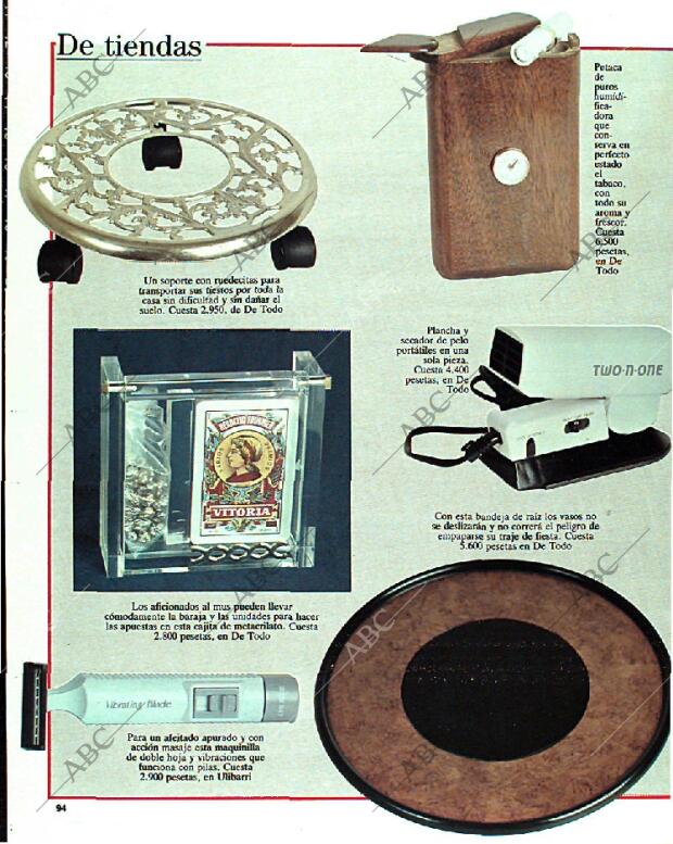 BLANCO Y NEGRO MADRID 15-01-1989 página 94