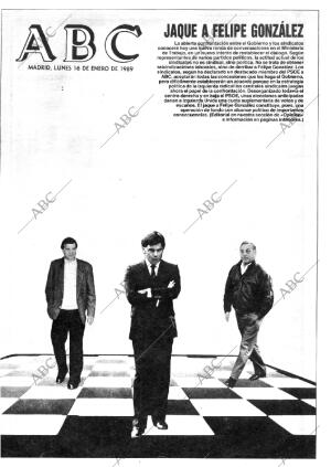 ABC MADRID 16-01-1989 página 1