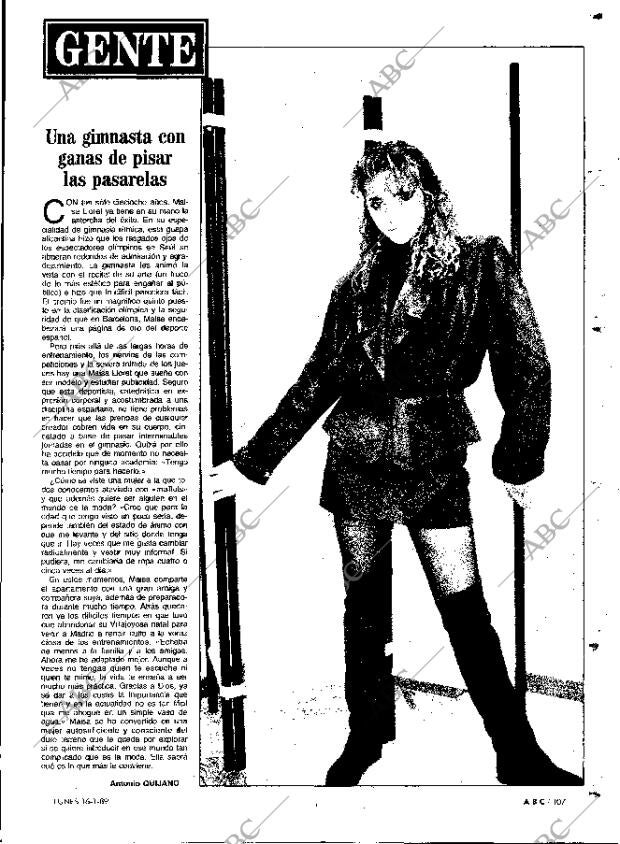 ABC MADRID 16-01-1989 página 107