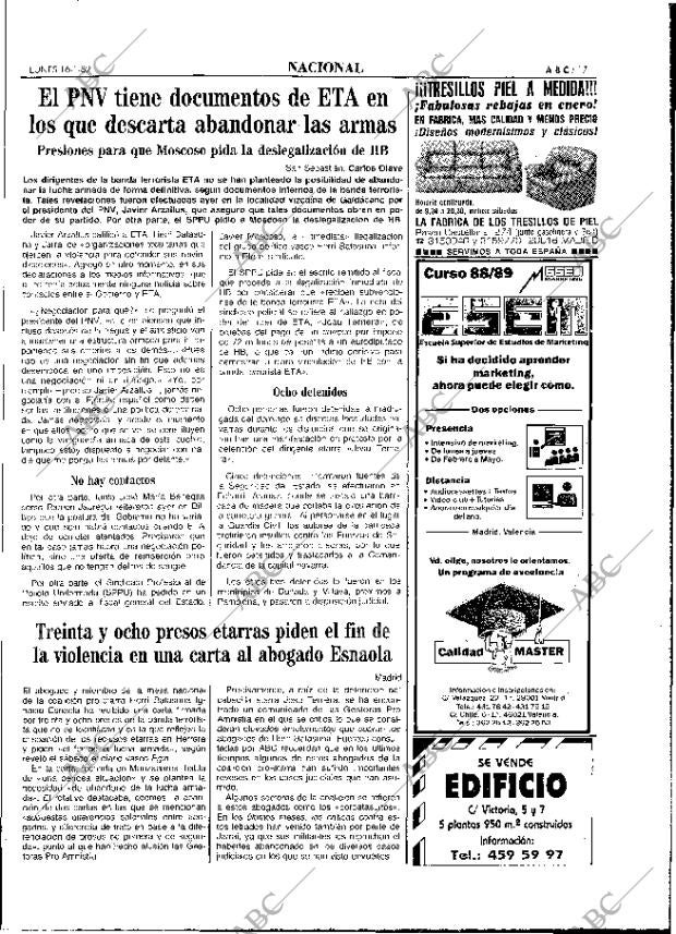 ABC MADRID 16-01-1989 página 17