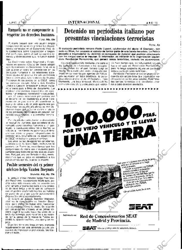 ABC MADRID 16-01-1989 página 25