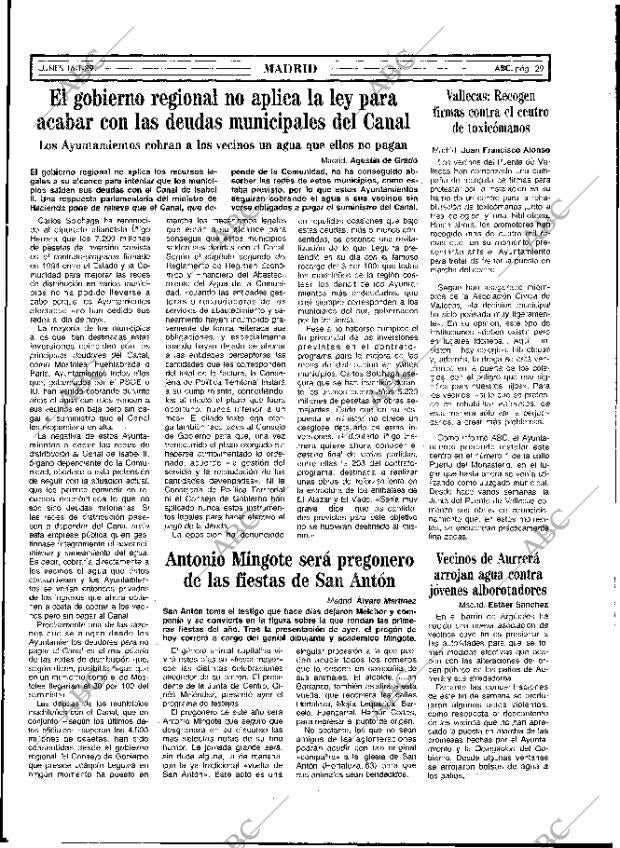 ABC MADRID 16-01-1989 página 29