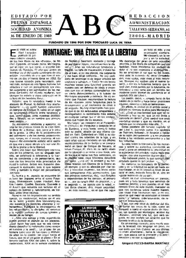 ABC MADRID 16-01-1989 página 3