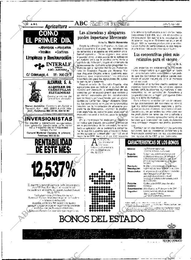 ABC MADRID 16-01-1989 página 50
