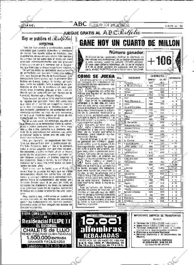 ABC MADRID 16-01-1989 página 52