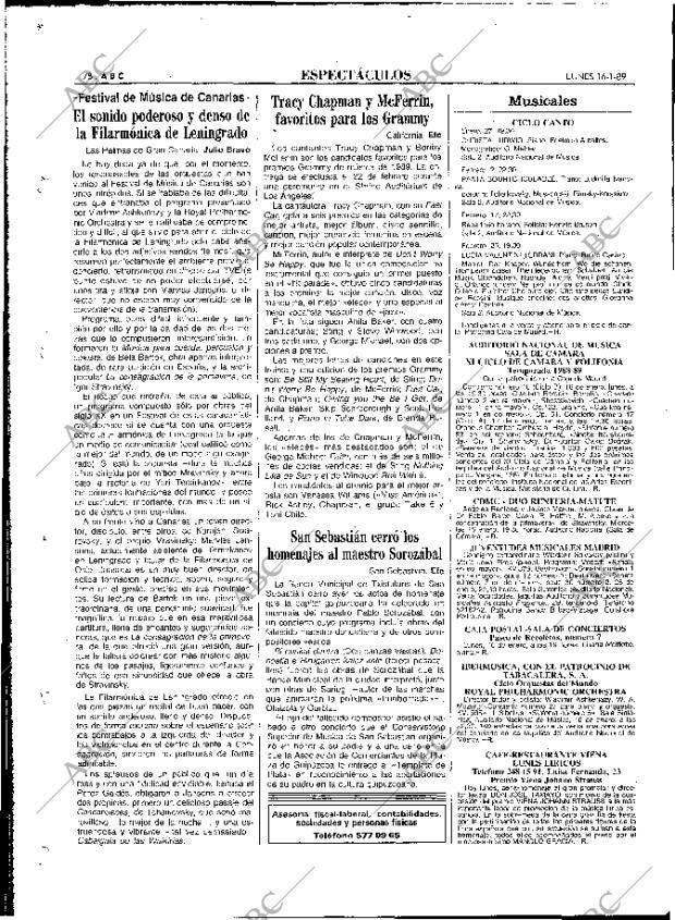 ABC MADRID 16-01-1989 página 78