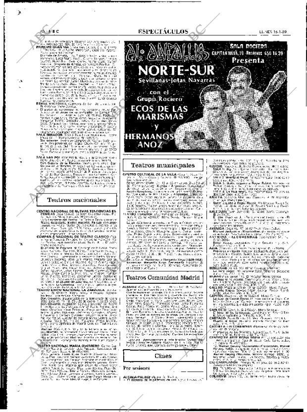 ABC MADRID 16-01-1989 página 80