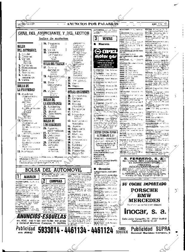ABC MADRID 16-01-1989 página 89