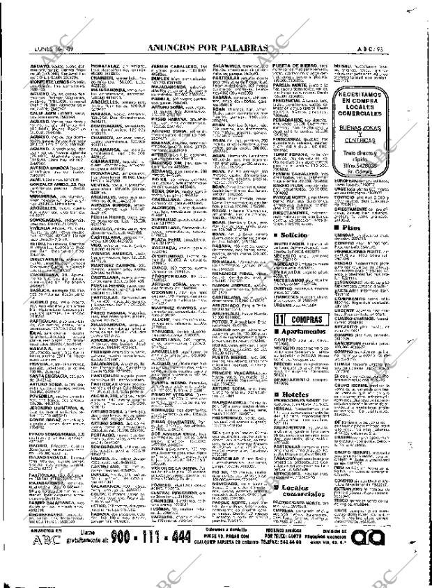 ABC MADRID 16-01-1989 página 93