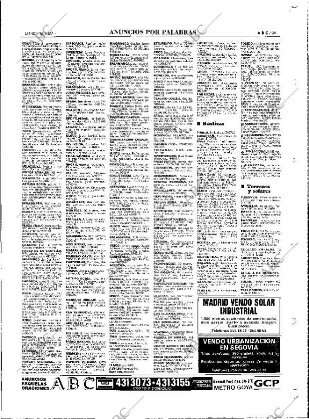 ABC MADRID 16-01-1989 página 99