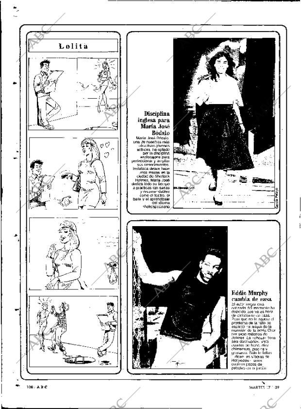 ABC MADRID 17-01-1989 página 108