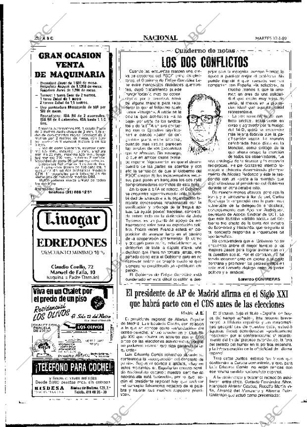 ABC MADRID 17-01-1989 página 22