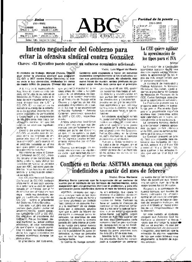 ABC MADRID 17-01-1989 página 41