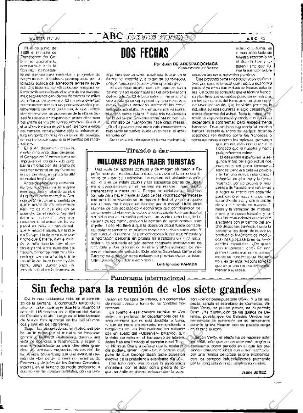 ABC MADRID 17-01-1989 página 43
