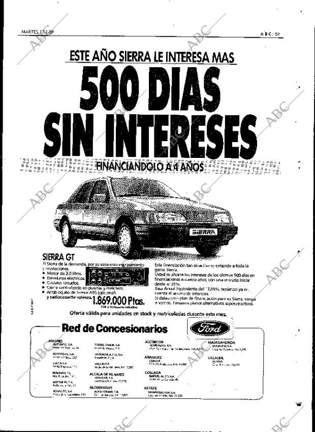 ABC MADRID 17-01-1989 página 59