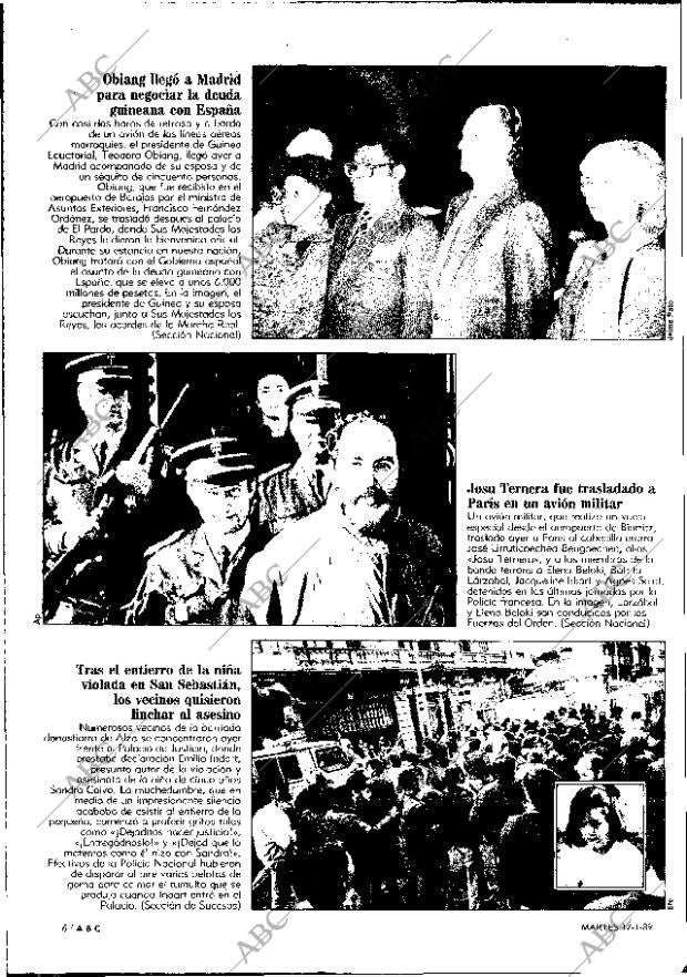 ABC MADRID 17-01-1989 página 6