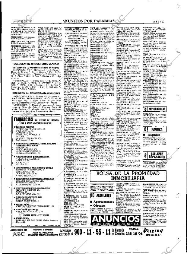 ABC MADRID 17-01-1989 página 89