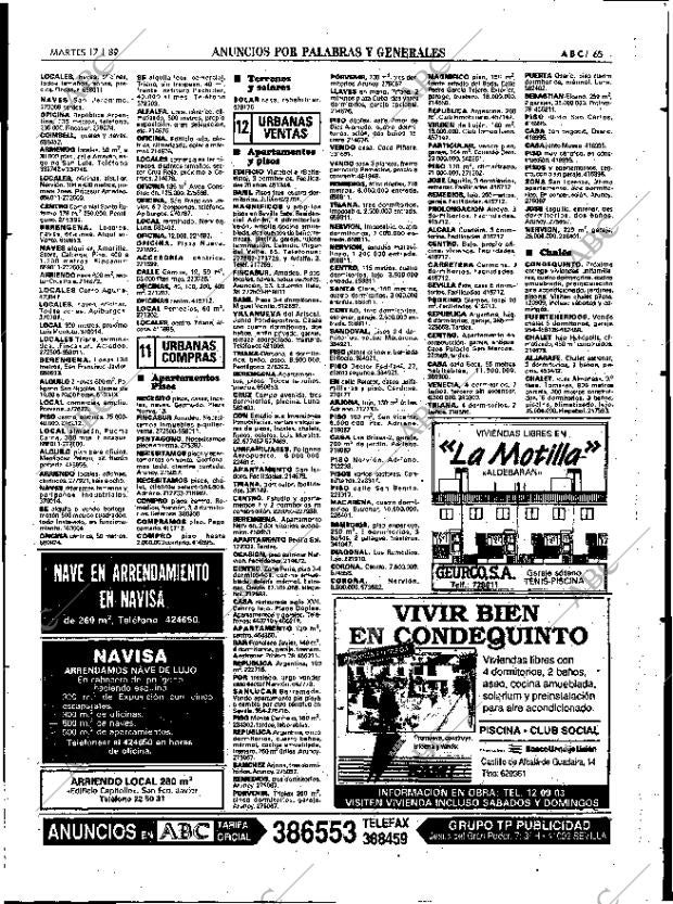 ABC SEVILLA 17-01-1989 página 65