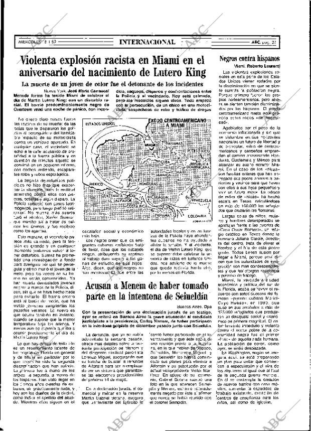 ABC MADRID 18-01-1989 página 21