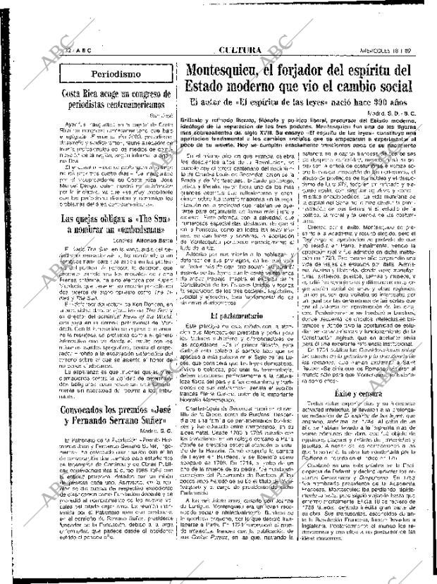 ABC MADRID 18-01-1989 página 32