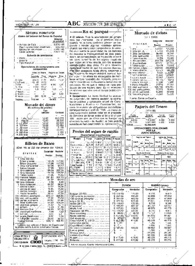 ABC MADRID 18-01-1989 página 45